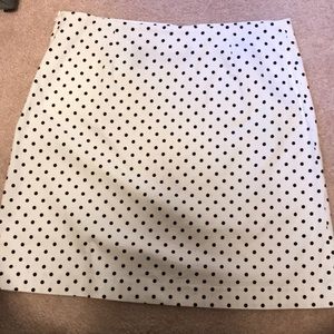 Polka dot pencil skirt